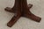 Brown Stickley Mission Oak Round Pedestal Dining Table For Sale - Image 8 of 18