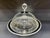 Silver Silver Plated Brass Cake Stand with Acrylic Glass Top For Sale - Image 8 of 11