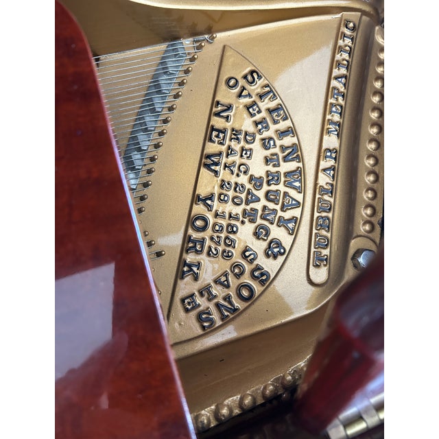 Hamburg built 1906 Steinway & Sons, Model C, concert sized, African mahogany Victorian-style, world class instrument of...