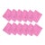 Antique French Pink Napkins, Set of 12 For Sale
