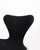 2000 - 2009 Dining Table Chairs Model 3107 in Black Fabric by Arne Jacobsen for Fritz Hansen, 2006, Set of 4 For Sale - Image 5 of 10