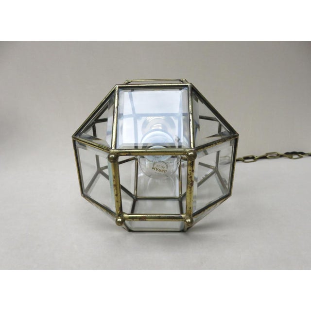 Art Nouveau Octagon Ceiling Light in the style of Adolf Loos For Sale - Image 10 of 18