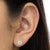 Haus of Brilliance 14K Yellow Gold Plated .925 Sterling Silver 1/7 Cttw Diamond Miracle Set Stud Earrings (I-J Color, I3 Promo Clarity) For Sale - Image 4 of 5