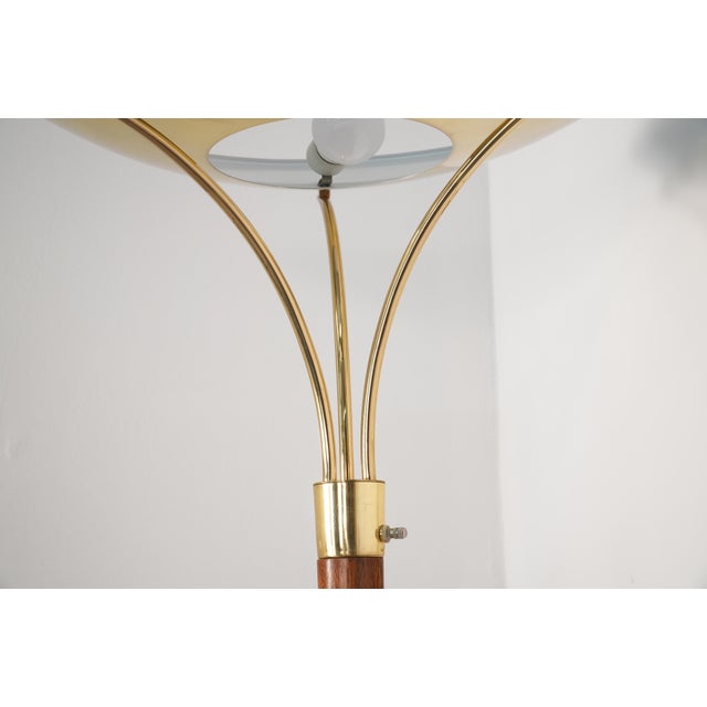 Mid-Century Modern 1960s Gerald Thurston for Lightolier Torchiere Floor Lamp For Sale - Image 3 of 9