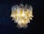 Mid-Century Modern Italian Murano Chandelier Amber Glass – 41 “Swallows” Amber Glass For Sale - Image 3 of 12