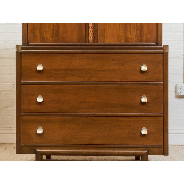 Morris & Co. Mid 20th Century Modern by Morris Highboy Dresser For Sale - Image 4 of 12