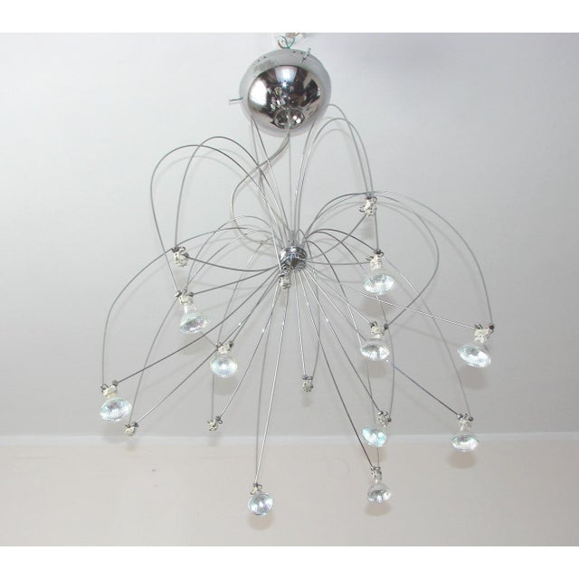 Chrome-Plated Spider Pendant Light, 1980s For Sale - Image 4 of 5
