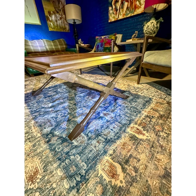 This table is a Ralph Lauren style vintage bamboo table. The clean lines and organic texture blend beautifully with...