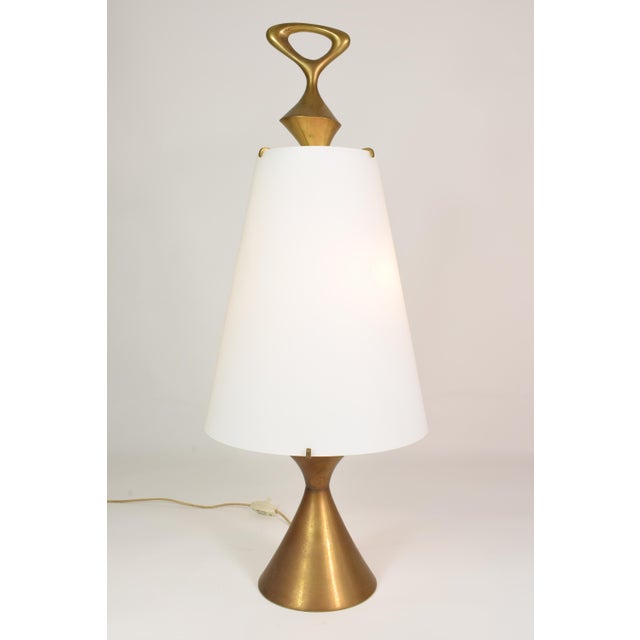 Metal Table Lamp by Max Ingrand for Fontana Arte, Italy, 1960s For Sale - Image 7 of 12
