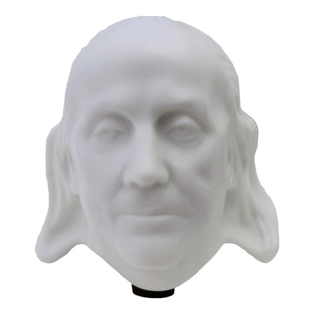 Benjamin Franklin Head Bust Lamp Finial on Bronze Hardware Chairish