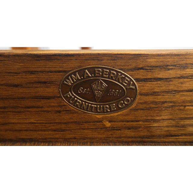 1940s Pair of Yew Wood Banded Two & One Drawer End Tables Nightstands Tapered Leg For Sale - Image 5 of 12