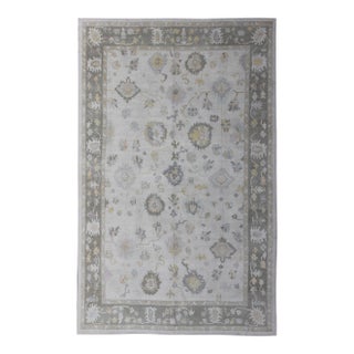 Keivan Woven Arts - Very Large Turkish Oushak Rug With Neutral Color Palette and All-Over Design For Sale