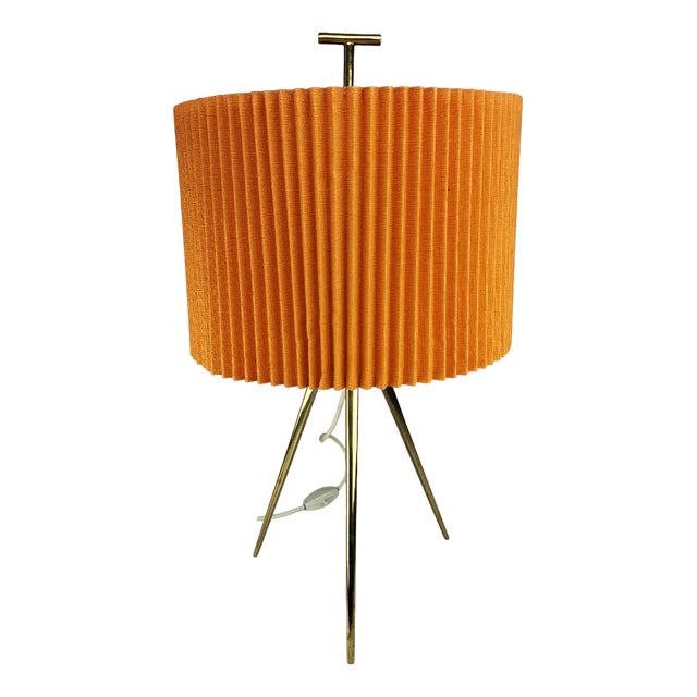 Mid-Century Tripod Floor Lamp, 1950s For Sale