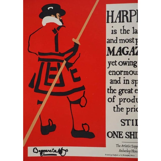 J. & W. Beggarstaff, Harper’s Magazine, 1895, Original Lithograph For Sale - Image 7 of 9