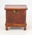 Chinese Red Painted Elm Chest, the removable top opening to storage compartment. 23" H x 22.25" W x 17" D. Provenance:...
