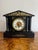 Glass Antique Marble Mantle Clock, 1860 For Sale - Image 7 of 7