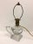 Antique Greek Key Pressed Glass Electrified Oil Lamp For Sale In West Palm - Image 6 of 12