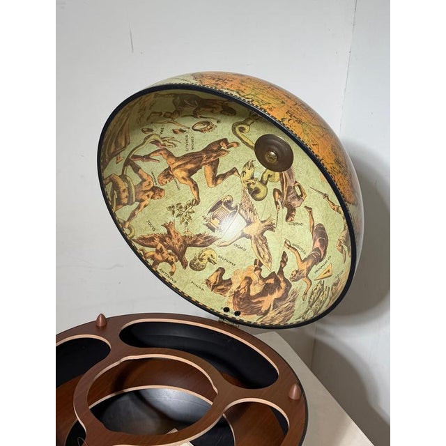 Globe Bar Cabinet with Hidden Drinks Storage from Zoffoli For Sale - Image 5 of 6