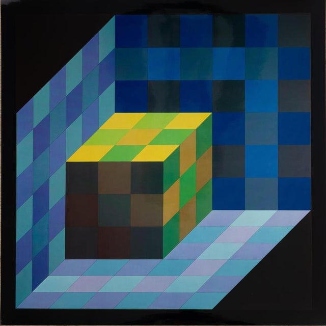Victor Vasarely, TRIDIM C, Photogravure For Sale - Image 5 of 5