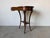 Vintage Italian Walnut Oval Side Table / Nightstand With Drawer For Sale - Image 9 of 12