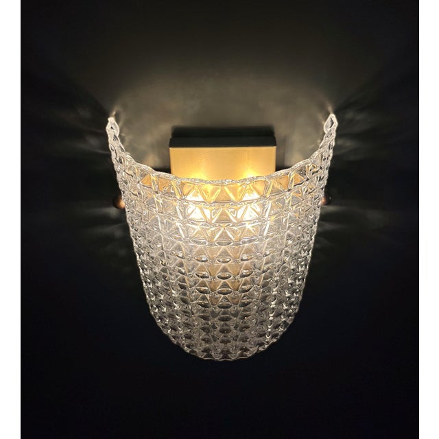 Venetian Murano Wall Sconces, 1990s, Set of 2 For Sale - Image 11 of 14