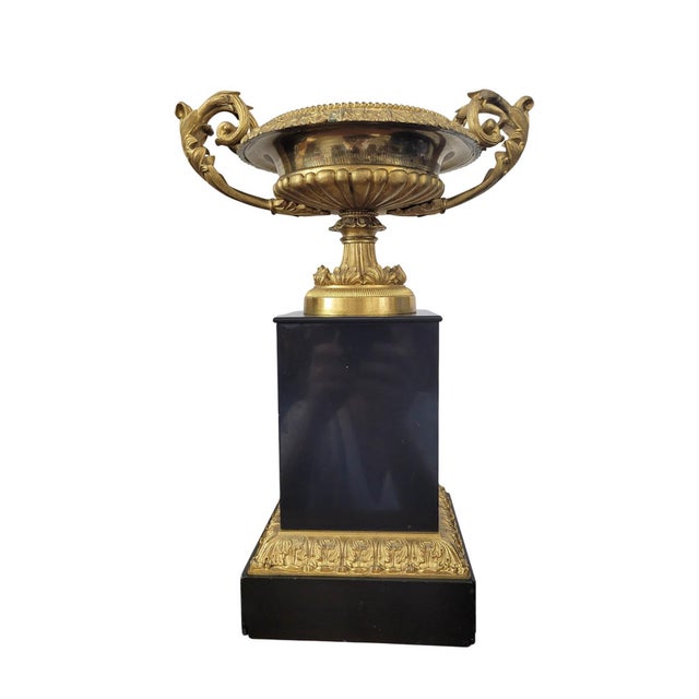 Antique French Empire Ormolu Centerpiece Tazzas, Circa 1860–1880 For Sale - Image 4 of 11