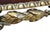 Oversized Antique French Carved Gilt Wood & Mahogany Oval Wall Mirror For Sale - Image 6 of 7