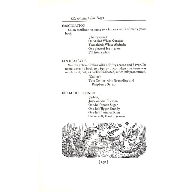 1930s "Old Waldorf Bar Days" 1931 Crockett, Albert Stevens For Sale - Image 5 of 11