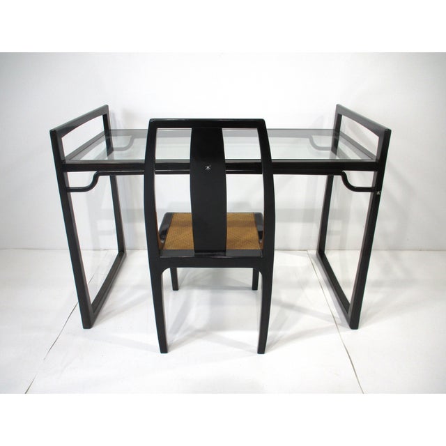 Mid 20th Century Asian Modern Desk and Chair in the Style of Po Wah Hong Kong For Sale - Image 10 of 12