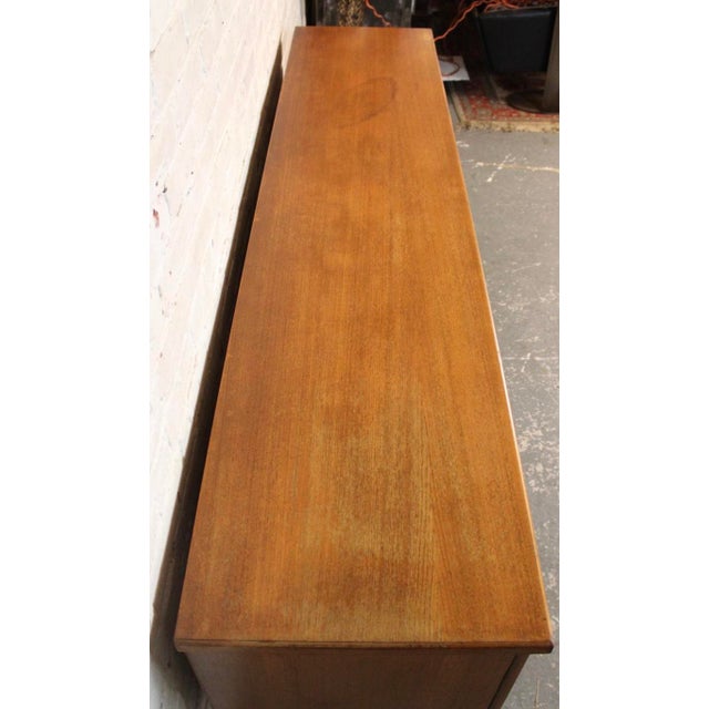 Mid-Century Teak Credenza W/ Louvered Front For Sale - Image 14 of 18