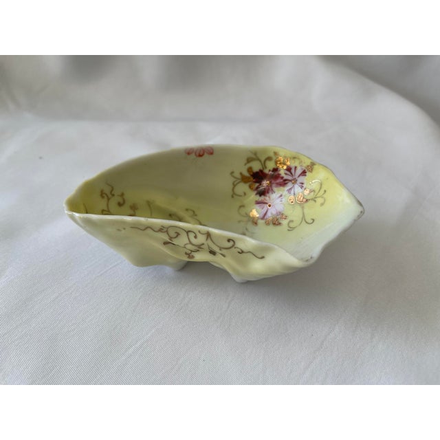 Antique Circa 1890 Hand Painted Porcelain Oyster Shooter Unmarked Japan For Sale - Image 11 of 11