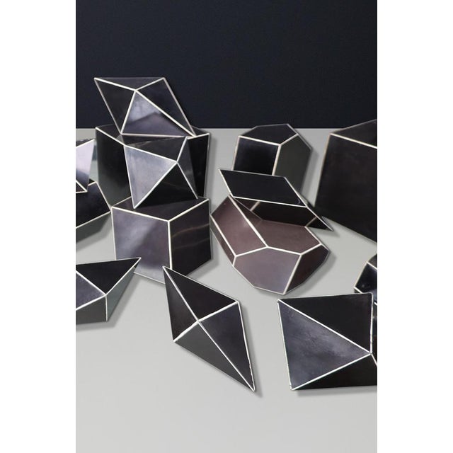 Bauhaus Geometric Bakelite Science Classroom Crystal Models, 1930s, Set of 28 For Sale - Image 14 of 17