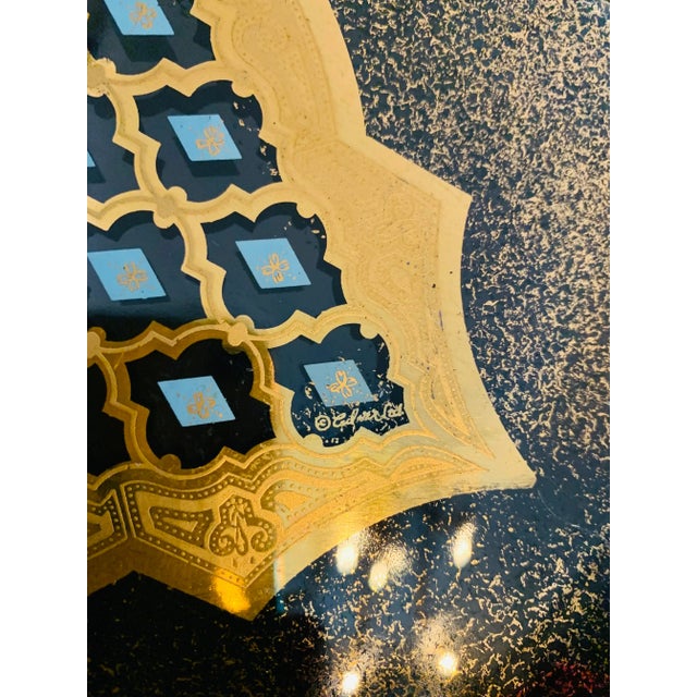 Culver Ltd. Vintage Culver Ltd. "Valenica" Pattern Pyrex Server/Platter For Sale - Image 4 of 13