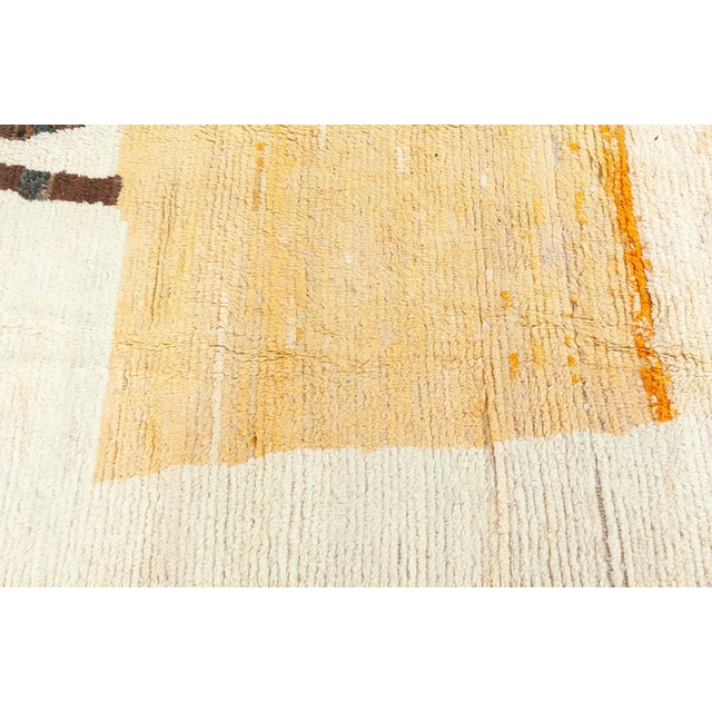 Modern Moroccan Hand-Knotted Wool Rug by Doris Leslie Blau For Sale In New York - Image 6 of 9