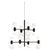 Black Aballs Chandelier 8 by Parachilna For Sale - Image 9 of 9
