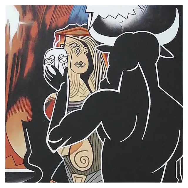 Pierre Jacob, Picasso Pop Portrait, 2020, Acrylic Paint on Canvas For Sale