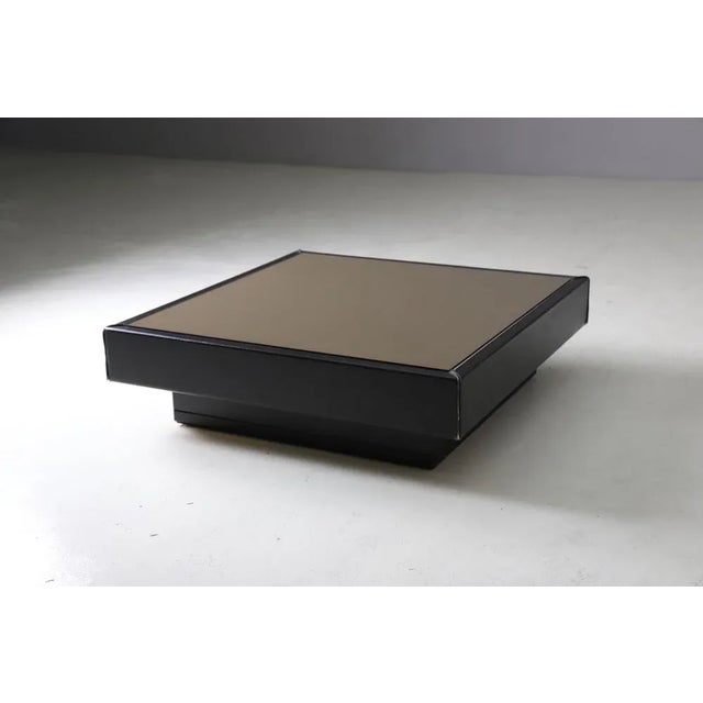 Leather Wrapped Coffee Table by Sonja Wasseur, 1977 For Sale - Image 3 of 10