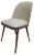 Upholstered Side Chair with Round Back, 1960s For Sale