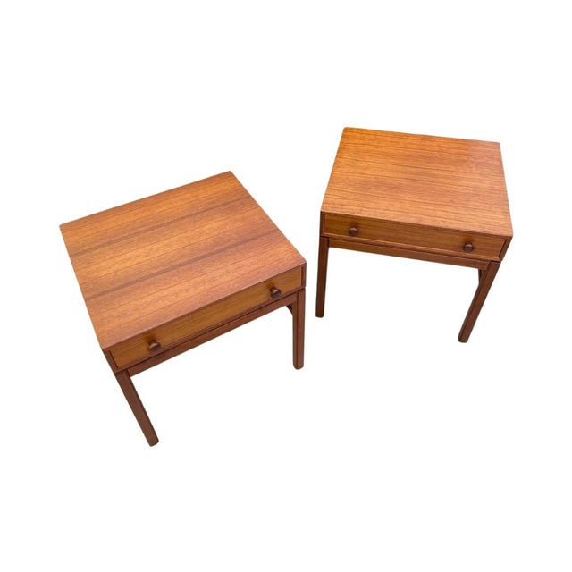 Mid-Century Modern Engström & Myrstrand Side Tables, Tingströms, Sweden, 1960s For Sale - Image 3 of 8