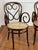 Traditional Italian Bentwood Thonet Cafe Daum Style Armchairs by Salvatore Leone, Set of 3 For Sale - Image 3 of 18