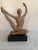 2000 - 2009 2001 Terracotta Sculpture On Wood Base Of A Ballerina Dancer Stamped AMR For Sale - Image 5 of 12