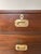 Antique 19th Century British Campaign Tall Chest, Mahogany With Brass Hardware For Sale - Image 9 of 10
