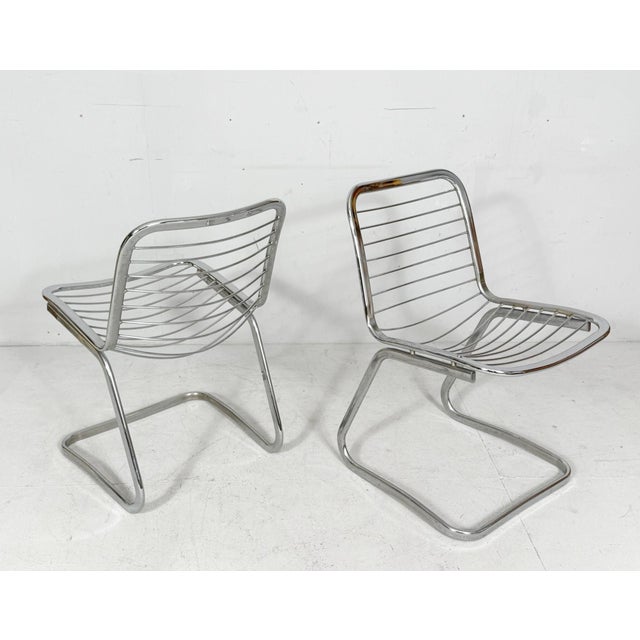 Sabrina Cantilever Chairs by Gastone Rinaldi for Rima, Italy, 1970s, Set of 4 For Sale - Image 14 of 18