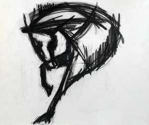 Horse Portrait - Drawing on Paper