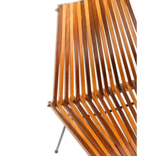 Brown Mid-Century Modern Model 218 Side Chair by Dirk Van Sliedregt for Rohé, 1960s For Sale - Image 8 of 10