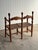 Brown Vintage Sculptural Turned Wood Double Bench With Woven Rope Seat, C. 1950s For Sale - Image 8 of 14