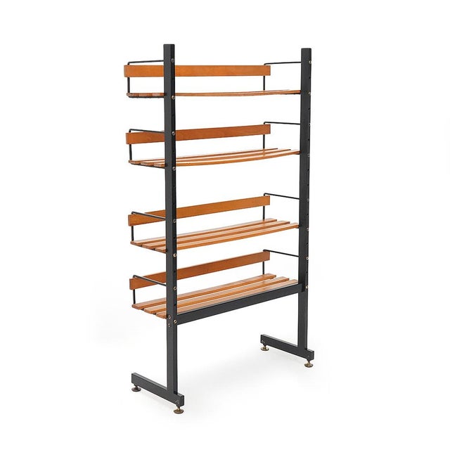 Metal and Ash Bookcase, 1960s For Sale - Image 13 of 13