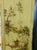 Antique Painted Chinoiserie Lacquer Cupboard with Outdoor Scenes, 1850 For Sale - Image 9 of 10
