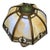 Antique Art Nouveau 8-Panel Slag Glass Lamp Shade . Antique 8-Panel Slag Glass Lamp Shade - Art Nouveau / Arts & Crafts Style. For Sale