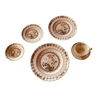 Copeland Spode Cowslip Bone China Breakfast Set, 1930s For Sale